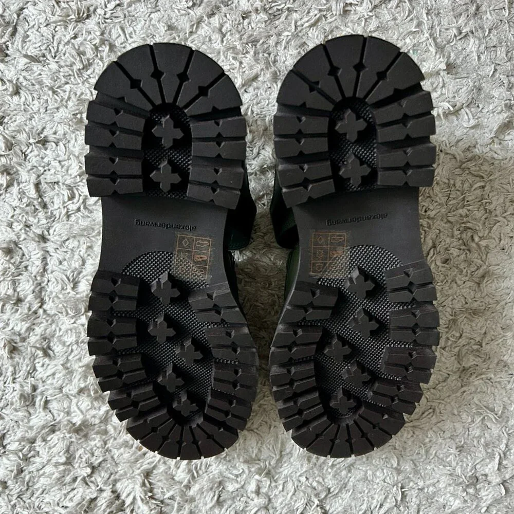 NWOT Alexander Wang Green Carter Cage Sandals - Picture 5 of 6